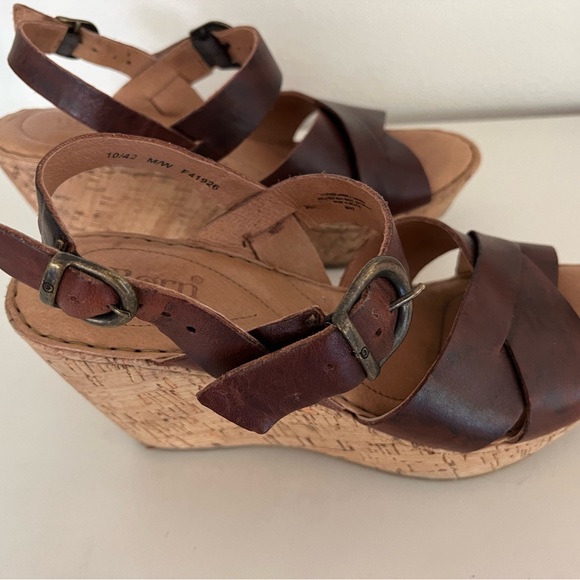 Born platform sandals Rust, 10m - Picture 3 of 6